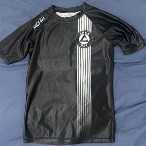 Black and White SNCA BJJ Rash Guard